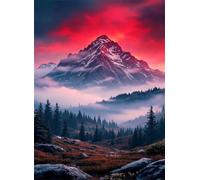 200 Piece Jigsaw Puzzles for Adults Mountain Forests Challenging Puzzle Educational Games Puzzle for Adults 200 Pieces Family Game Great Gift Idea, 13.8 x 9.8 inch