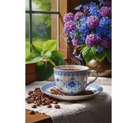 200 Piece Jigsaw Puzzles for Adults Plants Coffee Beans, Puzzles 200 Pieces for Adults, 14x10 inch Difficult Jigsaw Puzzles with Letters on Back, Fun puzzle for Family Activity