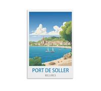 200 Piece Jigsaw Puzzles for Adults Port De Soller Mallorca Jigsaw Adult Decompression Game Puzzle Students Toys for Children Christmas Birthday Gifts 35 * 25cm