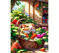 200 Piece Jigsaw Puzzles for Adults, Puzzle Educational Games, Challenging Puzzle, Puzzles 200 Pieces Hamster Food