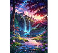 200 Piece Jigsaw Puzzles for Adults, Puzzle Educational Games, Challenging Puzzle, Puzzles 200 Pieces Waterfall Jungle