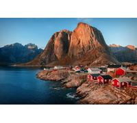 200 Piece Jigsaw Puzzles for Adults | Puzzle | Jigsaws 200 Pieces for Adults | Landscape Puzzle, Mountains, Rocks, Norway, Fjord 35x25CM