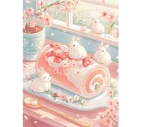 200 Piece Jigsaw Puzzles for Adults Rabbit Food Puzzle Fun Challenges Perfect for Relaxation Letter Printed on Back Interlock Perfectly No Dust for Men Women Elders Seniors 13.8 x 9.8 inch