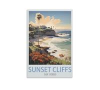 200 Piece Jigsaw Puzzles for Adults Sunset Cliffs San Diego Classic Puzzle Kids Puzzle Challenging And Difficult Puzzles for Adults And Teens 35x25cm