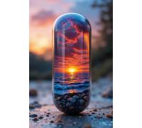 200 Piece Jigsaw Puzzles for Adults, Sunset Waves Classic Puzzle, 13.8x9.8 inch, Premium Interlocking No Dust, Family Indoor Activity