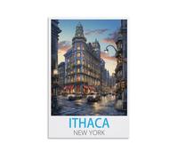 200 Piece Jigsaw Puzzles,Ithaca New York,Puzzles for Adults Educational Game Challenge Toys 200 Pieces Puzzles for Adults Children 35x25cm