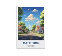 200 Piece Jigsaws，Mattituck New York Paper Jigsaw Puzzle 200 Pieces Adult Toys Decompression Game 35x25cm