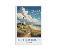 200 Piece Jigsaws，Suffolk Coast Suffolk Paper Jigsaw Puzzle 200 Pieces Adult Toys Decompression Game 35x25cm