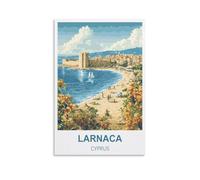 200 Piece Puzzle for Adults Larnaca Cyprus Jigsaw Puzzles for Adults 200 Piece, Classic Puzzle Teens Boys Girls Puzzles 35x25cm