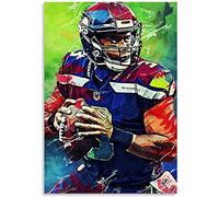 200-Piece Puzzle Russell Wilson Rugby Football Player Poster Adults Children Paper Toy Educational Game 35x25CM