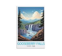 200 Piece Puzzles for Adults Gooseberry Falls State Park Puzzles Micro Pieces Challenging Difficult Puzzles Christmas Birthday Gift Game Toys 35x25cm