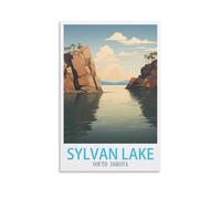 200 Piece Puzzles for Adults Sylvan Lake South Dakota Puzzles Micro Pieces Challenging Difficult Puzzles Christmas Birthday Gift Game Toys 35x25cm