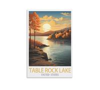 200 Piece Puzzles for Adults Table Rock Lake United States Puzzle 200 Pieces, Relaxing and Challenging Gift for Adults, Teens, Seniors 35x25cm