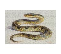 200 Piece Wooden Jigsaw Puzzle - Challenging | Wild Cold-blooded Animals Snake | Design - Adult Brain Teaser & Unique Home Decor Gift,