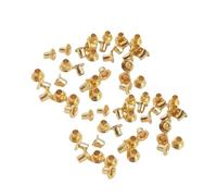 200 Pieces 1/8 Inch (3mm) ID Grommets Eyelets, Holster Eyelets, Metal Grommet Kit Hole Self Backing Eyelet for Repairing Canvas, Clothes, Leather (Polished Brass)