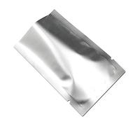 200 Pieces 2.36x3.54 inch Matte Silver Mylar Bags for Sample Shampoo Toiletries Travel Packets Food Storage Bags Matte Foil Flat Heat Vacuum Seal Aluminum Pouch for Candy Coffee Packing