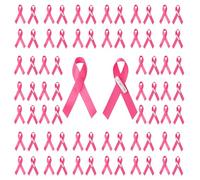 200 Pieces Breast Cancers Awareness Corsage Pin Ribbon Brooch Pin Long Lasting Pins For Activities Badges