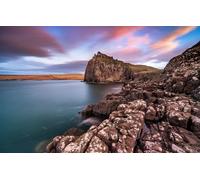 200 Pieces, DIY Puzzle, Creative Entertainment, Gift, Fun, Classic Puzzles, Skye, Duntulm Castle Island, Landscapes, 35x25CM