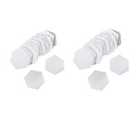 200 Pieces Hexagon Paper Piecing Template - Diy Quilting Arts Handmade - White 12mm 8mm Simple and Sophisticated Design