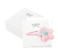 200 Pieces Reusable Rectangular Hair Clip Holder | Display Stand and Organizer for Hair Clips, for Boutique Shop Market Sellers Retail Travel Craft Fair