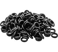 200 Pieces Rubber O-Ring Switch Dampeners Keycap White for Cherry MX Key Switch Keyboards Dampers (Black)