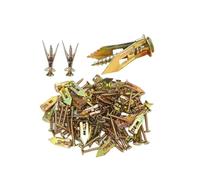 200 Pieces Self Drilling Drywall Anchor Screws Hollow Wall Expansion Kit