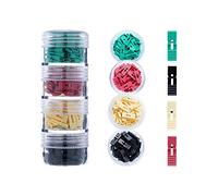 200 Pieces Standard Computer Jumper Caps with Handle Pin Shunt Short Circuit 2P Connector (Shunts). Suitable for Arduino Raspberry Pi PCB PC DVD HDD Motherboard Shorting and Other Items.