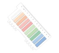200 Pieces Sticky Notes - 4.4 x 1.1 cm Self-Adhesive Notepads | Coloured Page Index Tabs, Sticky Markers | Notebook Text Strips for Students and Teachers, Scrapbook, Files