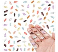200 Pieces Tiny Cream Decor for Dollhouse Miniatures Mini Food for Crafts Micro Resin Things for Dollhouse Mini Kitchen Micro Landscaping Decoration