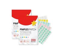 200 Pimple Patches Patches,Waterproof Invisible Stars for Grains Acne Patches with Tea Tree Oil and Salicylic Acid Day and Night,Effectively Smooth Acne Skin Repair