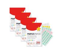 200 Pimple Patches Patches,Waterproof Invisible Stars for Grains Acne Patches with Tea Tree Oil and Salicylic Acid Day and Night,Effectively Smooth Acne Skin Repair