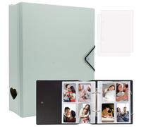 200 Pockets Photo Album for Fujifilm Instax Mini 11 12 9 8+ 8 7+ LiPlay Film, Photocard Binder for Polaroid SnapTouch PIC-300 Z2300 Photo Printer, 2x3 Photo Book for Kpop Card (Mint)