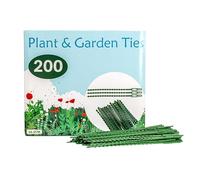 200 Reusable Garden Plastic Plant Cable Ties Adjustable Climbing Support Tie
