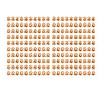 200 Set Book Binding Screw, Leather Rivet Kit with Round Head Brass Chicago Screws, Electroplated Uniform Coating Fasteners for DIY Craft and Journal Binding (Gold)