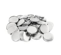 200 Sets Blank Pin Back Button Parts For Button Maker Machine 25mm 32mm 37mm 44mm Round Badge Making Supplies With Metal Cover Multipurpose(44mm)