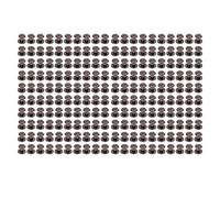200 Sets Brass Book Binding Screw, Chicago Screws Metal Binding Hardware, Round Flat Head Leather Rivet Studs for DIY Journal Notebook Repair with Uniform Coating (Silver Black)