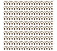 200 Sets Brass Rivets 9mm, Bronze, DIY Clothing Bags Shoes Phone Case - Durable Copper Material, Easy DIY Leather Decorating Kit, Versatile Screw Rivets (Bronze)