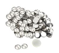 200 Sets Button Maker Supplies, 32mm/1.3 inch Button Supplies Blank Button Badge Parts with Paper for Pin Maker Machine Button Press