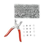 200 Sets Metal Snap Fasteners Kit Including Pliers and Dies for Sewing and Crafting Tool