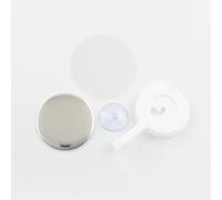 200 Sets Traceless Suction Cup Hook Blank Badge Button Pins DIY Crafts Parts Maker Iron 58mm