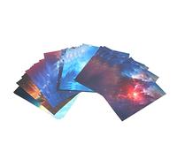 200 Sheet Double Sided Folding Paper School Kids DIY Outer Space Star Pattern Paper for Arts Crafts