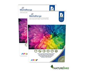 200 Sheet Mediarange 130 gsm Matt A4 Single Sided matte coated Pro PHOTO paper