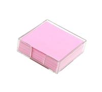 200 Sheets Colorful Sticky Note Pad Set in Clear Plastic Container Multicolor Design for Efficient Workspaces Management Note Pad Storage Box