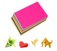 200 Sheets Coloured A4 Origami Paper Double Sided for Children's Art & Craft Activities (70gsm), 20 Colors, 297MM X 210MM