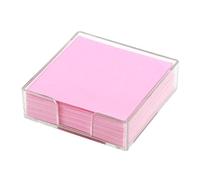200 Sheets Compact Transparent Sticky Note Holder Box Sticky Notes Essential Space Saving Storage Solution Memo Pad Storage Box