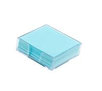 200 Sheets Compact Transparent Sticky Note Holder Box Sticky Notes Essential Space Saving Storage Solution Memo Pad Storage Box