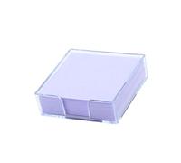 200 Sheets Compact Transparent Sticky Note Holder Box Sticky Notes Essential Space Saving Storage Solution Memo Pad Storage Box