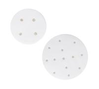 200 Sheets Disposable Steamer Paper, White Silicon | Perforated Liner Sheets, Easy Release and Clean Food, Bakery Prep, Air Fryers, Dim Sum Service
