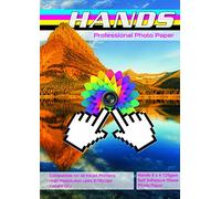 200 Sheets Hands Professional 6x4 135gsm Self Adhesive Gloss Photo Paper