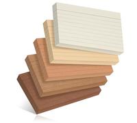 200 sheets Index Cards Colored Note Cards 3x5 In Soild Flashcards Ruled Flash Cards for School College Office and Home Organization Durable Study To Do List Heavy Weight Thick Note Cards 5 Brown
